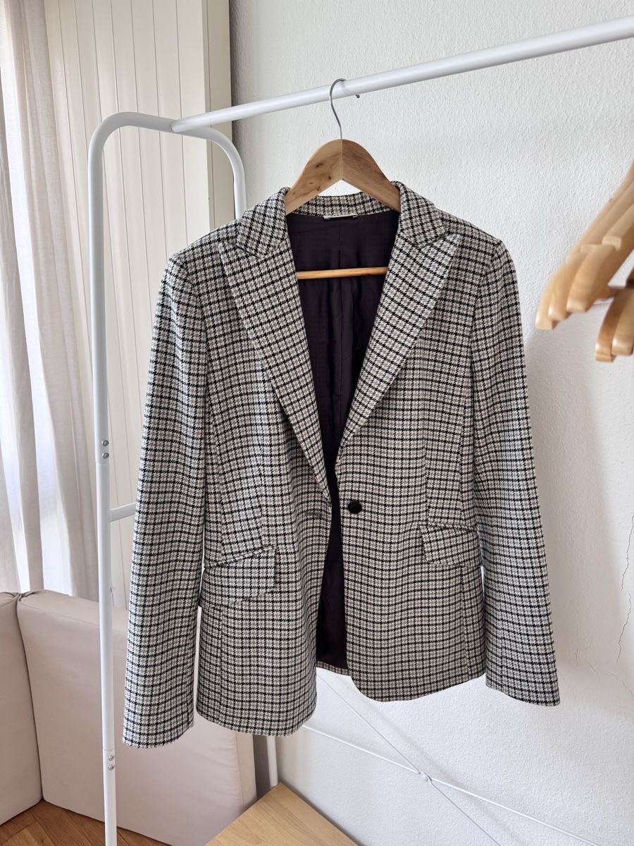 Giacche: Stylish P.A.R.O.S.H Houndstooth Blazer - Size M – Usato da Zürich venduto da Flao_78376