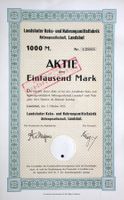 Landshuter Keks- und Nahrungsmittelfabrik AG,Landshut - 1922