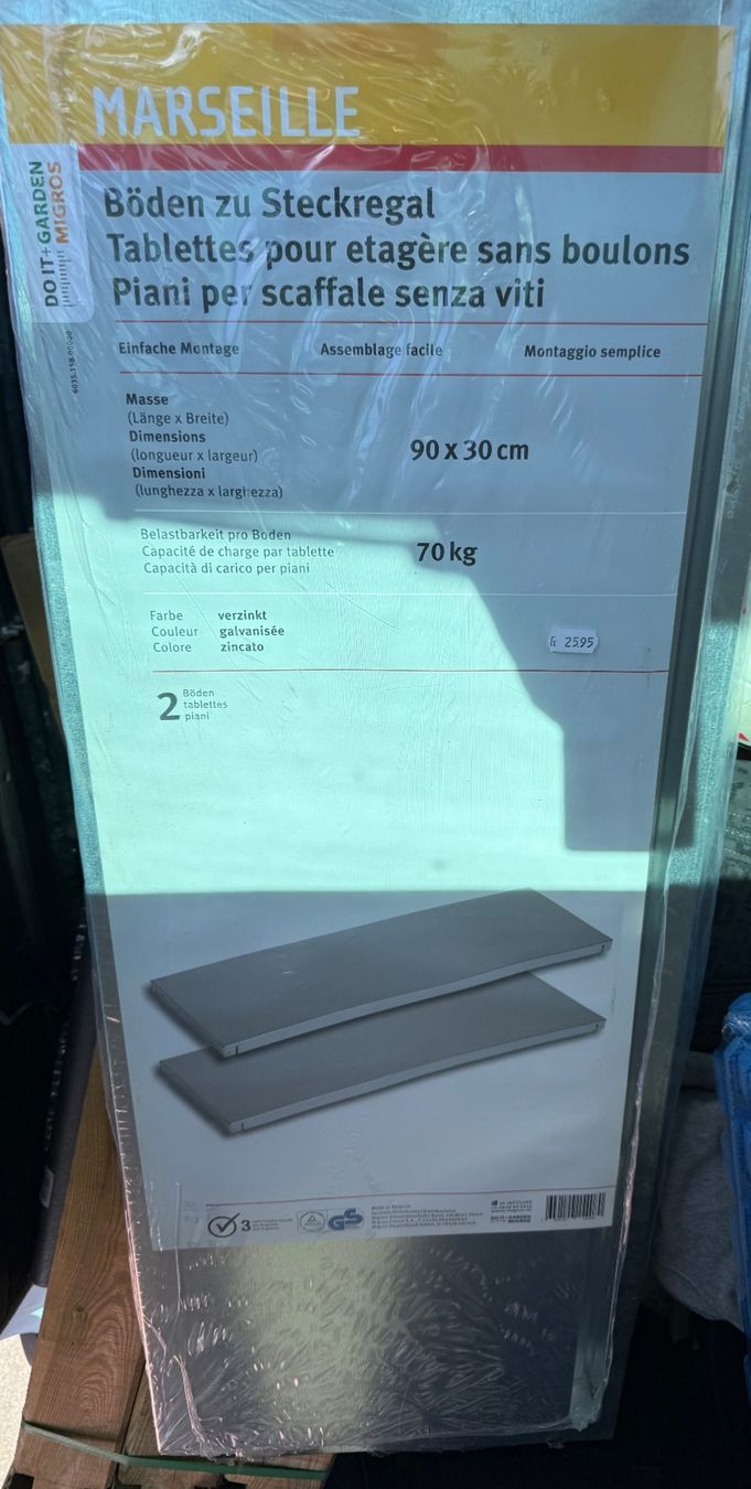 Scaffali: Böden zu Steckregal – Nuovo e nell'imballaggio originale da Winkel venduto da gatta