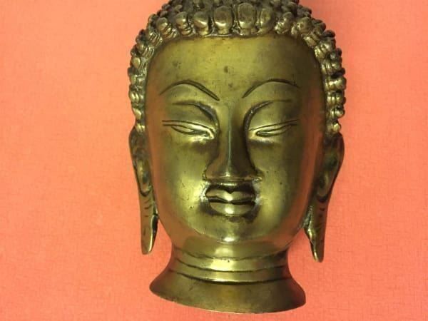 Skulpturen & Statuen: Alte Buddha Kopf aus Messing. – Gebraucht aus Lanzenhäusern von vic63 8