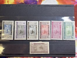 Timbres Afrique Occidentale Fran. 7 Timbres bon état