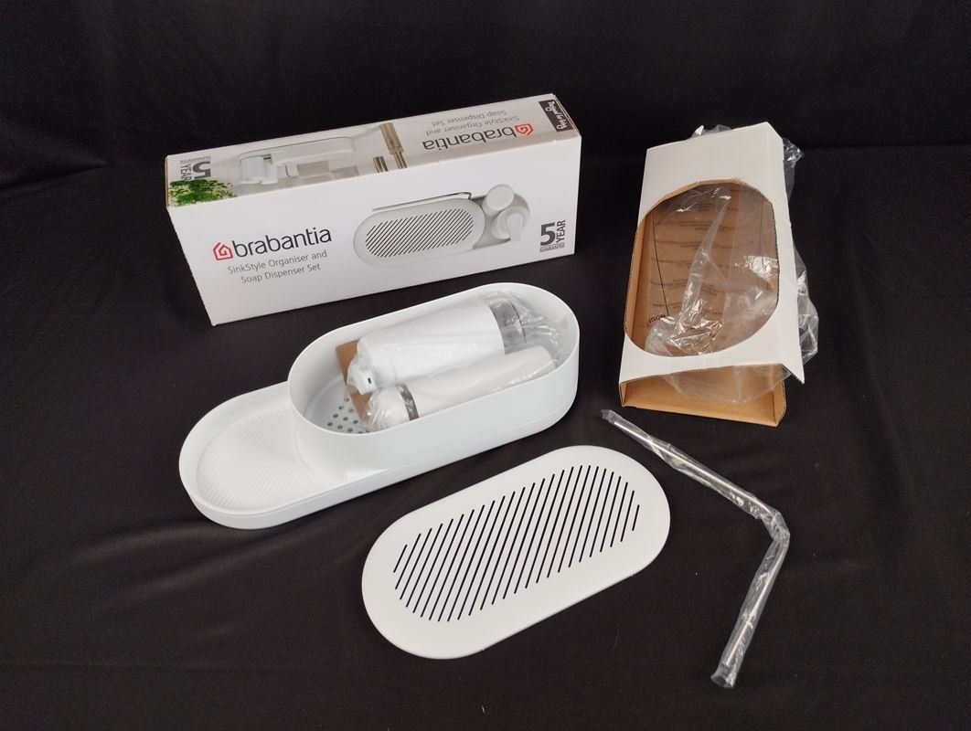 Brabantia Portasapone: BRABANTIA Sink Style Organizer Weiss – Usato da Schübelbach venduto da Restwert_Schubelbach