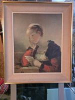 Tableau reprod.  la lettre fragonard, édition Braun Cie ✨