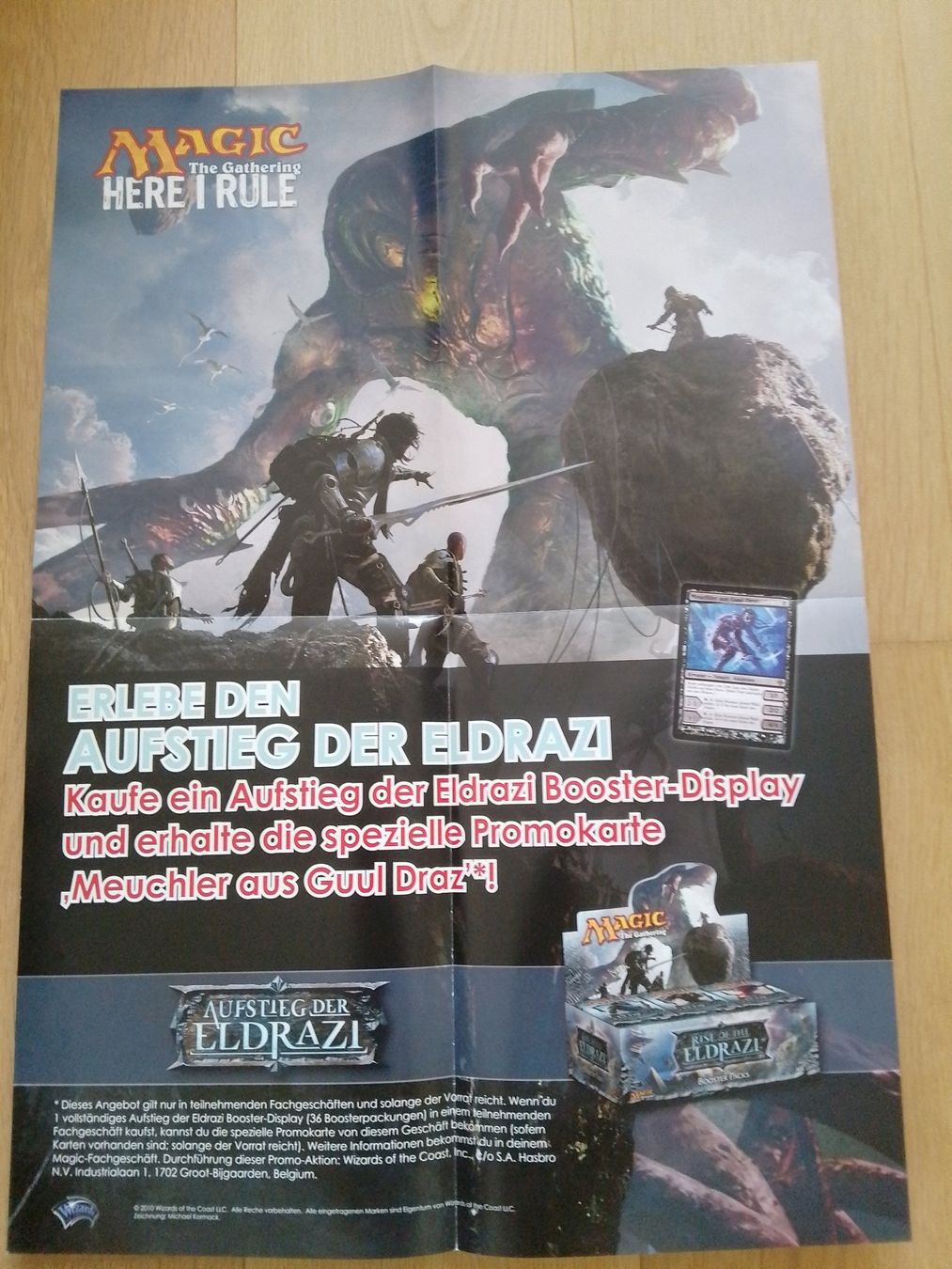 Magic The Gathering Carte collezionabili: Magic the Gathering Poster Aufstieg der Eldrazi 59 x 41 cm – Usato da Wohlen AG venduto da salamanderspielwaren 1