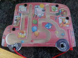 Holzspielzeug "Lieben Sieben" Motorik-Bus, Top Zustand!