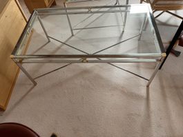 Couchtisch Glas/Metall (209)