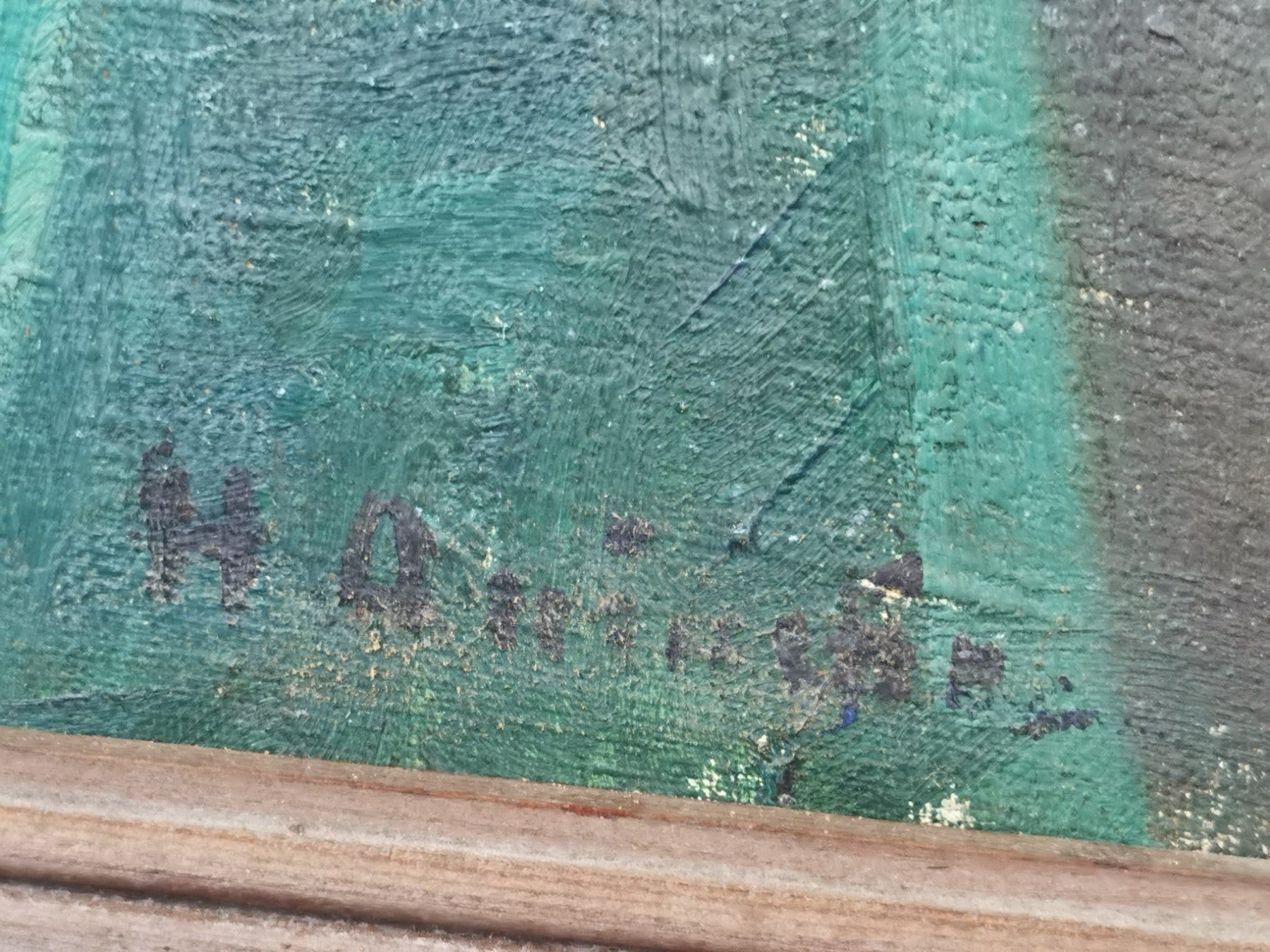 Gemälde: Ancienne huile sur toile signée – Gebraucht aus Genève von Qanil77 3