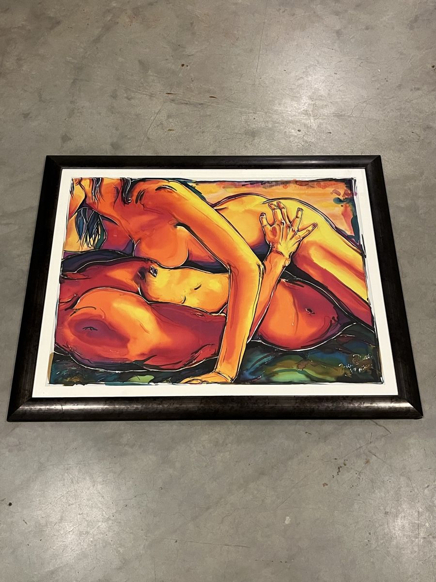 Poster & Bilder: Glut / Judith Zehnder/ auf Seide /2004 – Gebraucht aus Eschenz von glettise24