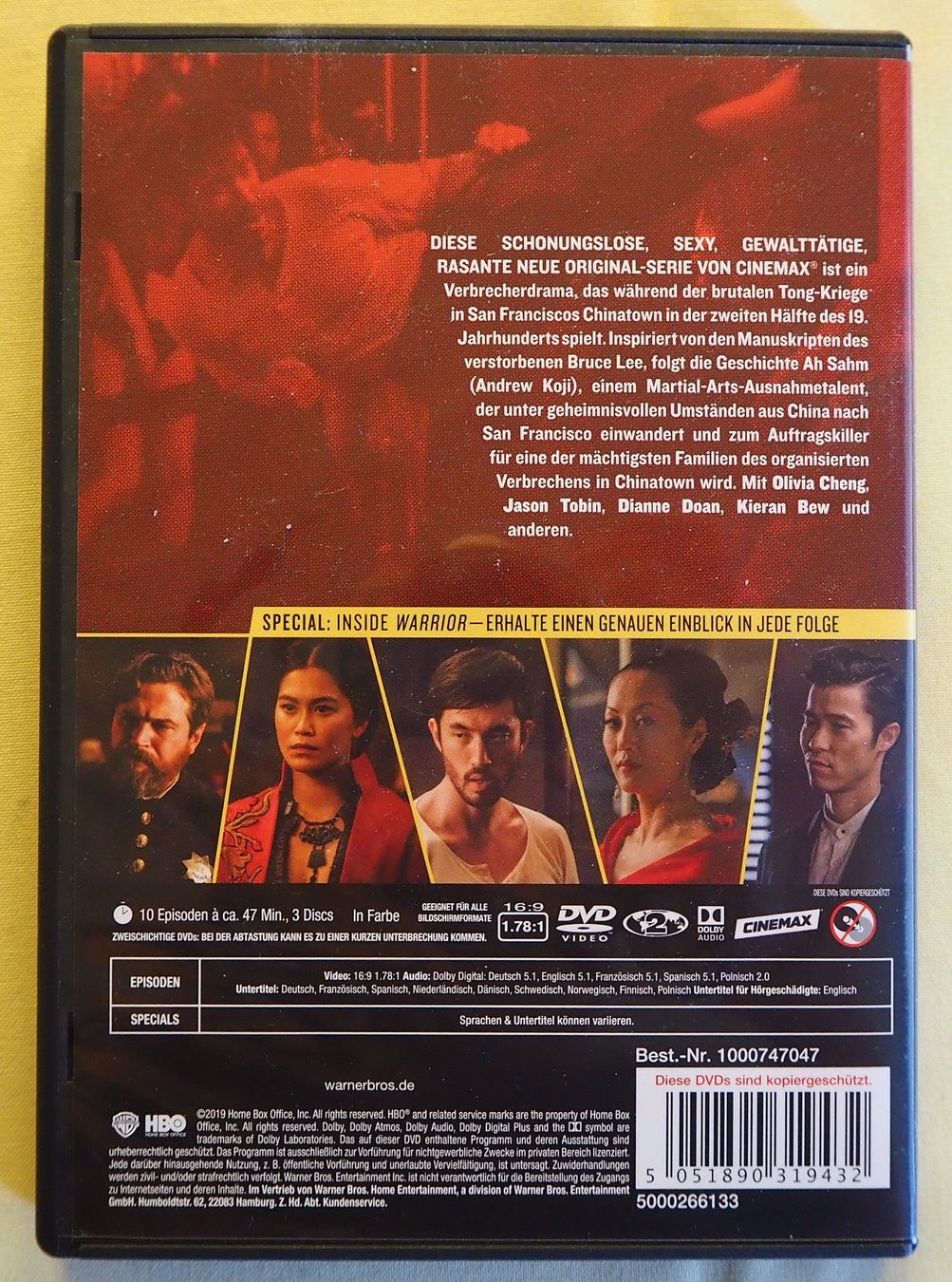 Tutti i DVDs: Warrior - Staffel 1 – Usato da Chur venduto da dluli 1