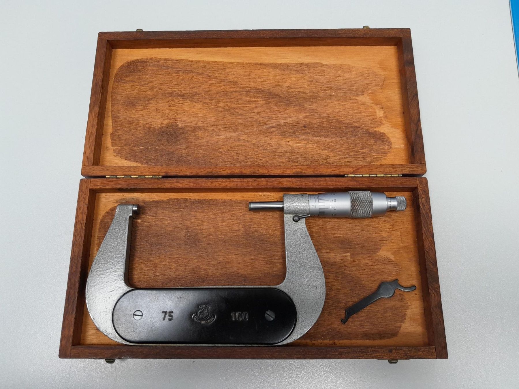 Messen: Etalon Mikrometer Bügelmesschraube 75-100mm – Gebraucht aus Rümlang von BKCH 2