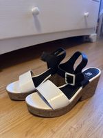 Sandaletten mit Keilabsatz Gr. 39