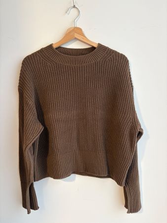 Marc O'Polo Strickpullover braun Grösse XS 100% Bio-Baumwoll