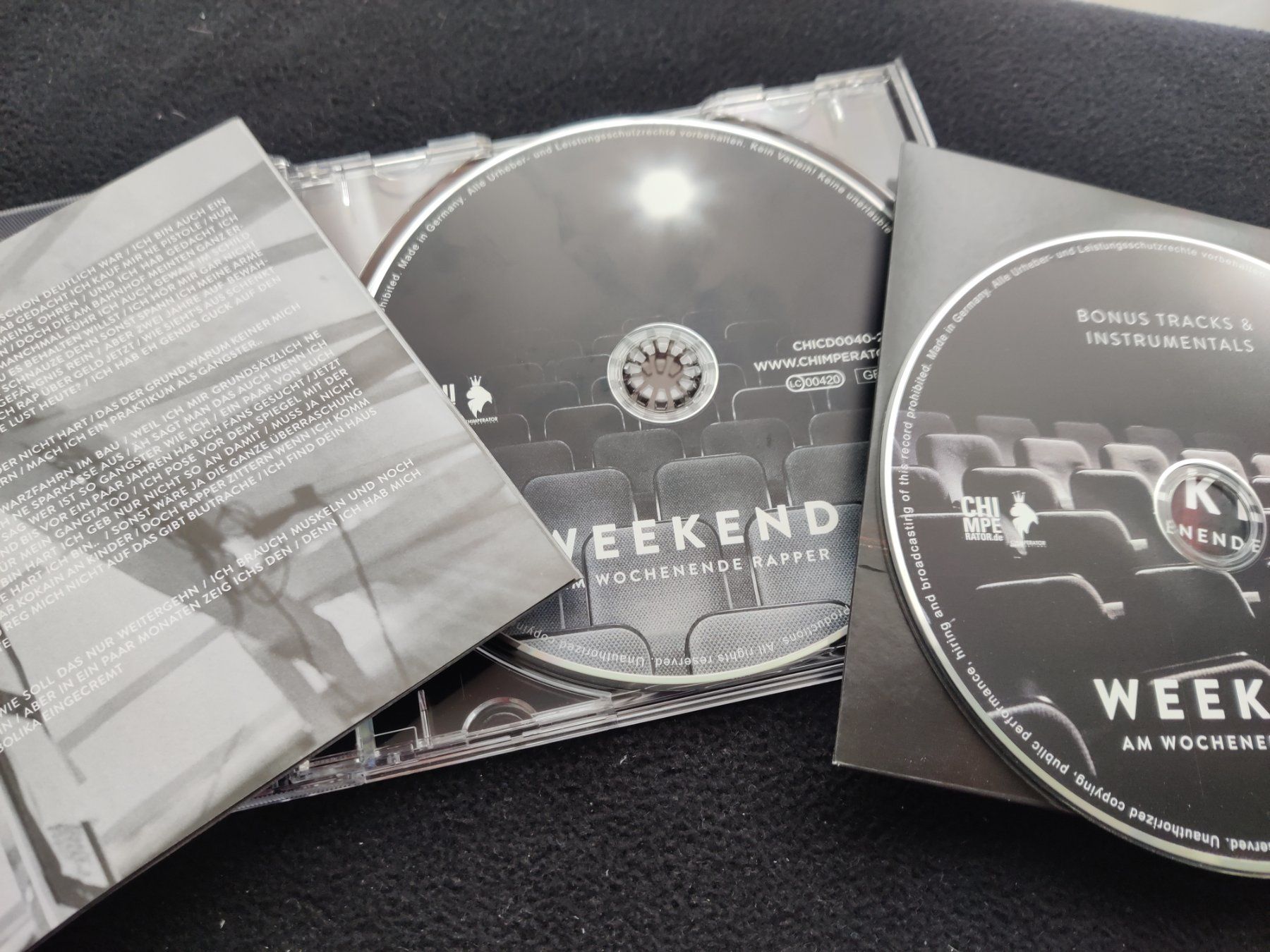CD: CD -   Am Wochenende Rapper / Weekend (2013) & Bonus CD – Usato da Muttenz venduto da IkaSul 2
