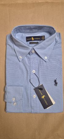Ralph Lauren Herren Hemd, Gr. L, Hellblau, NEU 