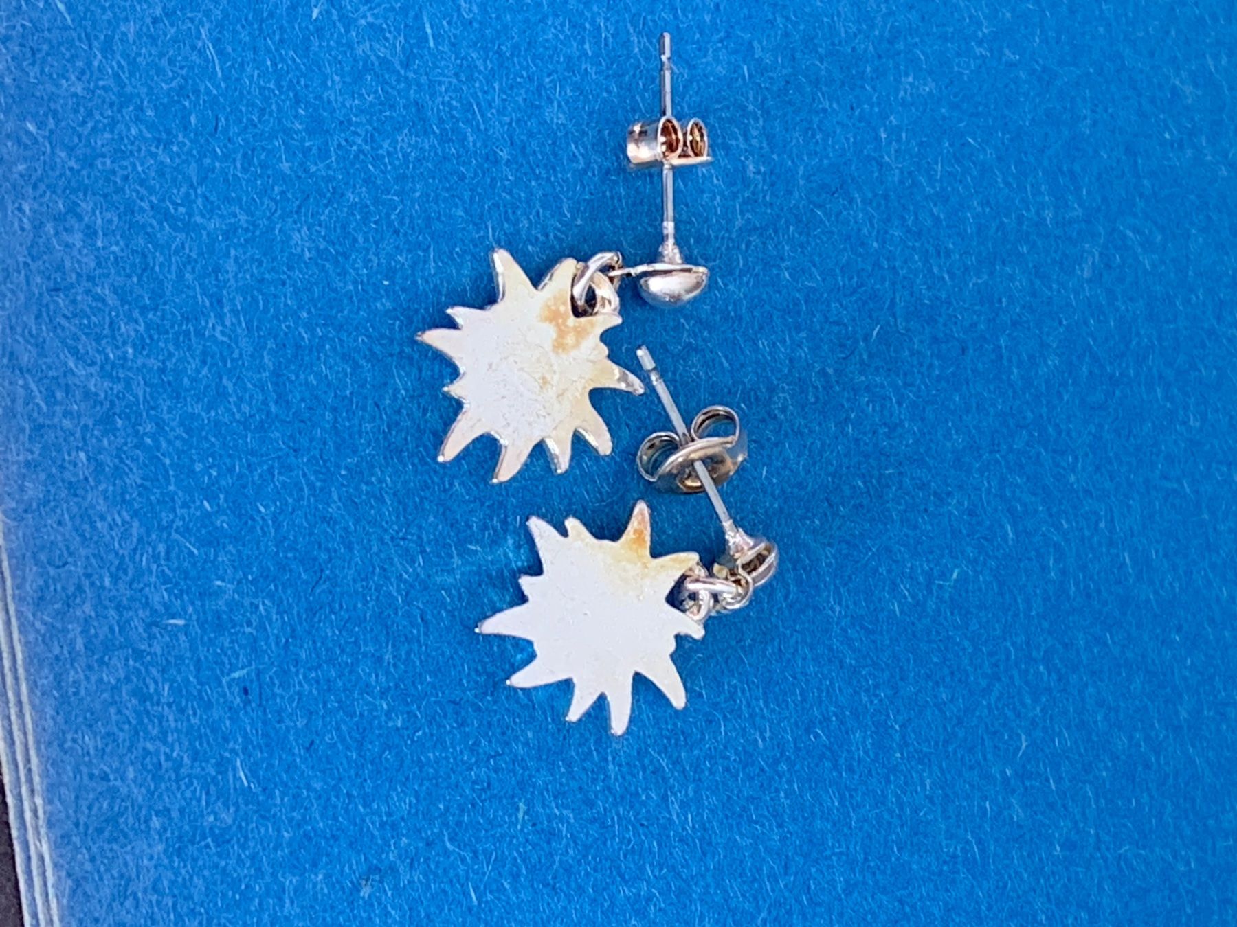 Orecchini pendenti & Orecchini a lobo: Ohrenplämper Edelweiss (Stecker) – Usato da Dittingen venduto da Bijoubelle 1