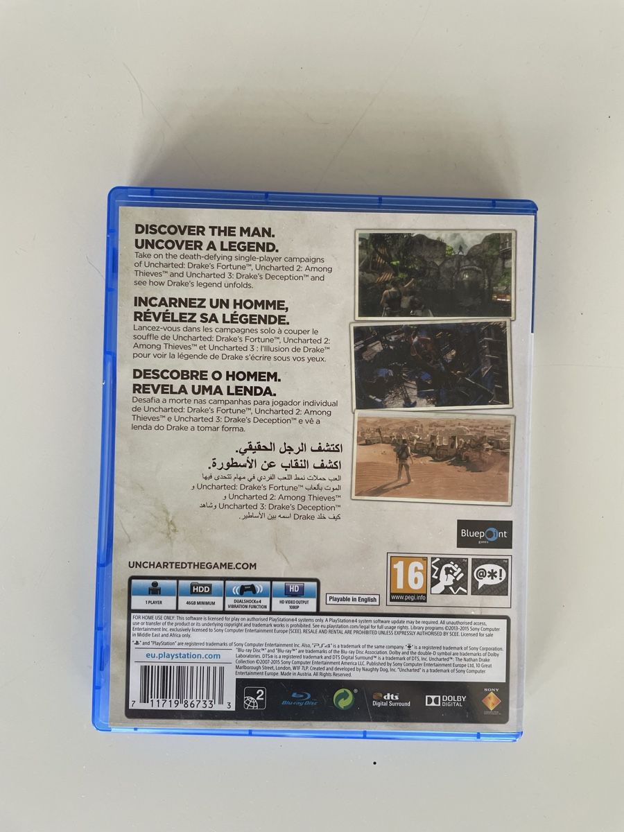 Spiele: Uncharted : The Nathan Drake Collection - PS4 – Gebraucht aus Onnens VD von Slyce 1