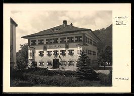 Foto-AK Max Baur: Aschau, Hotel zur Post