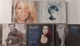 Lot de 5 CDs Francophones: Garou, Zénatti, Segara...