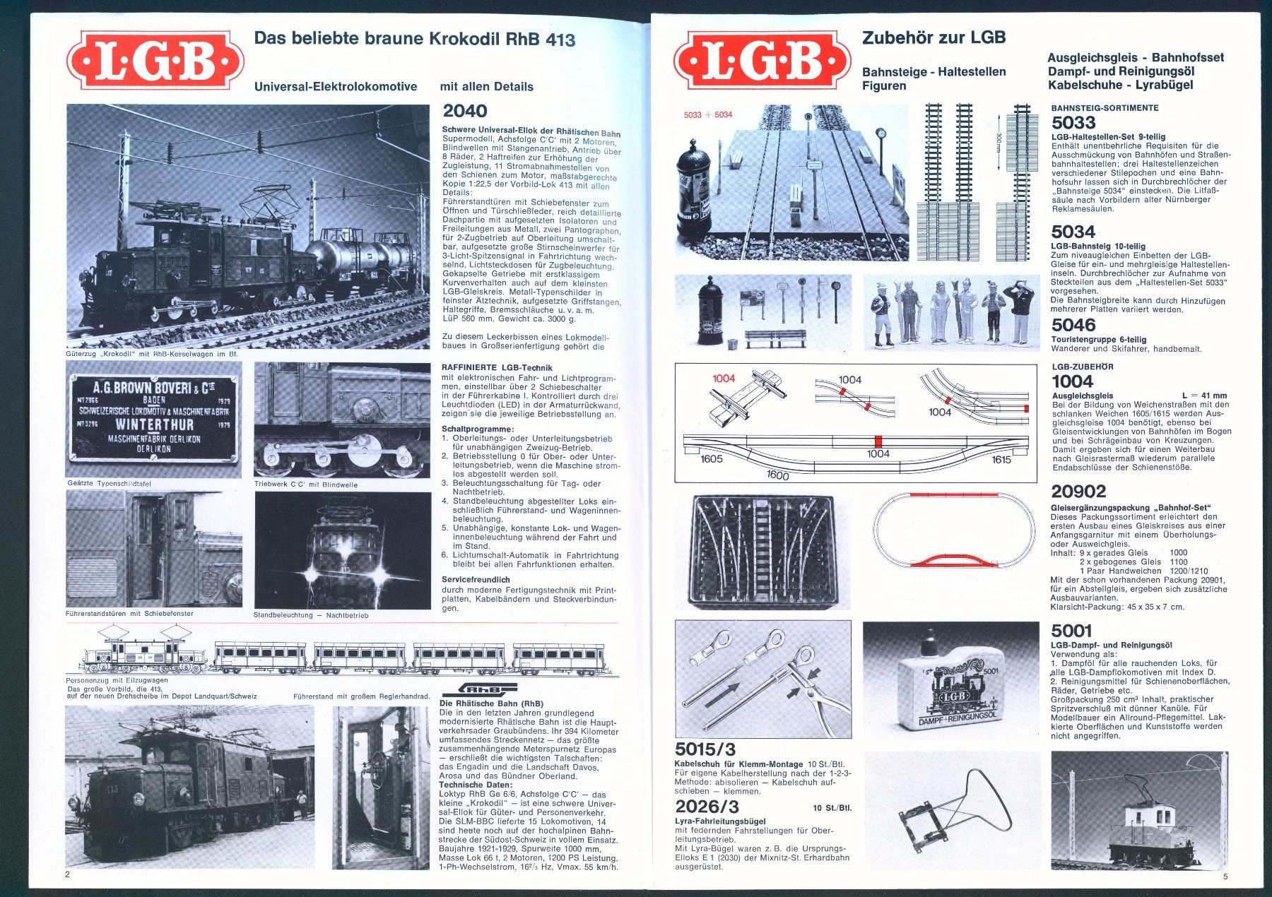 LGB Modellini di ferrovie: Das Neueste von der LGB 1978 – Usato da Zürich venduto da narrow_gauge 1