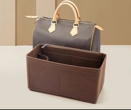 LV Speedy 30 Filz Kosmetiktasche