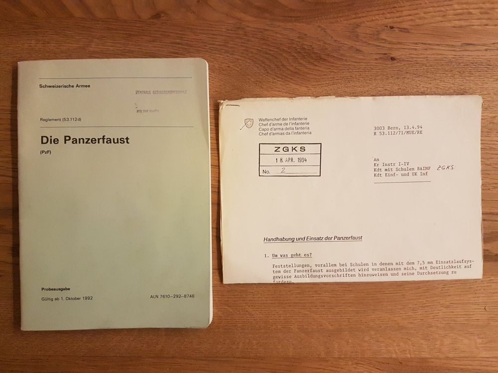 Die Panzerfaust (PzF) | Kaufen auf Ricardo