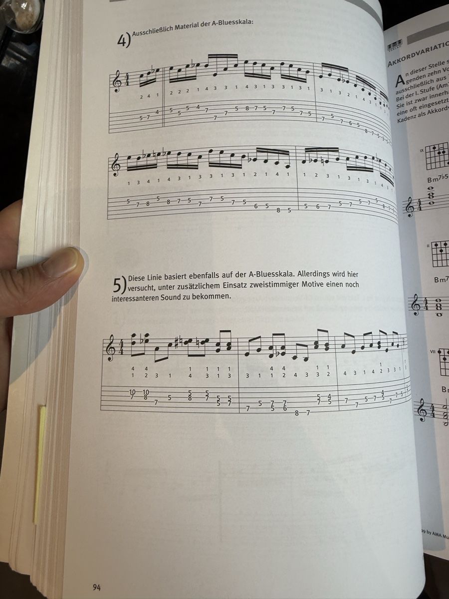 Libri: Jazz Gitarre von Michael Sagmeister – Usato da Wädenswil venduto da fassli11 2