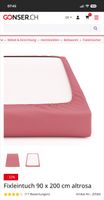 Fixleintuch alt rosa neu (nur unverpackt)
