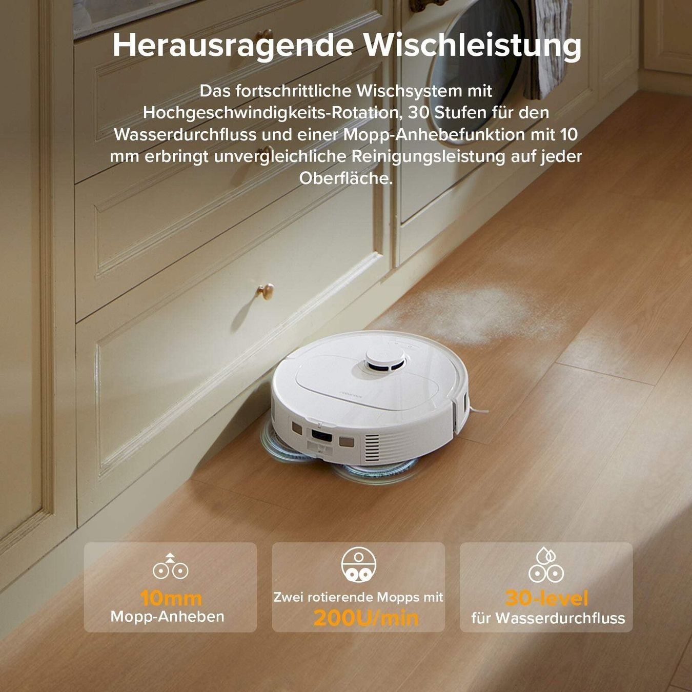 Aspirateurs & Accessoires: Roborock QV 35A Saugroboter Weiss – Neuf avec emballage d'origine à Bottighofen par zaap 2