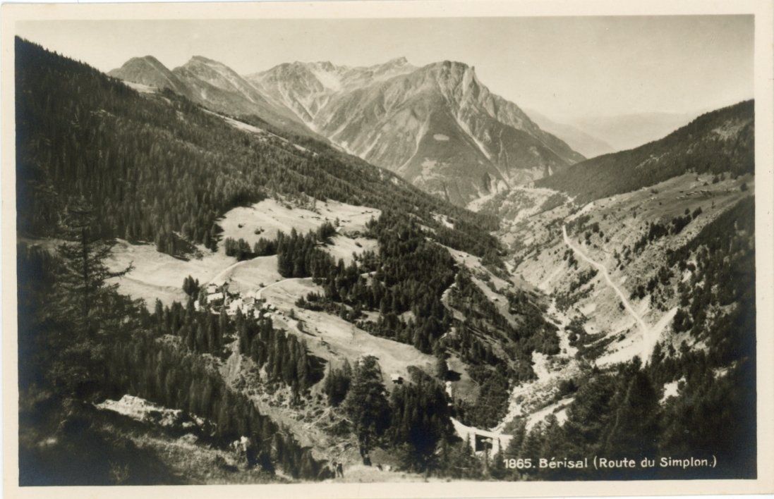 Cartoline postali: Bérisal   VS       4  diverse Karten – Usato da Brig venduto da Valcards54 1