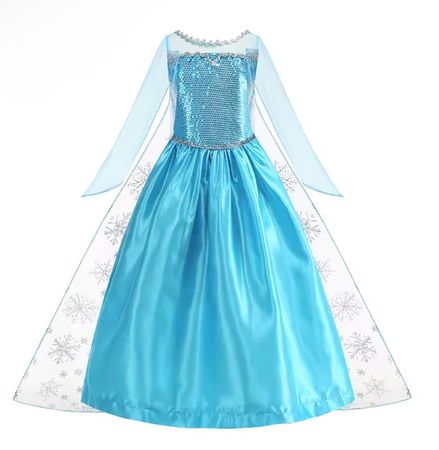 Elsa Dress Frozen Costume Blue 4 years old