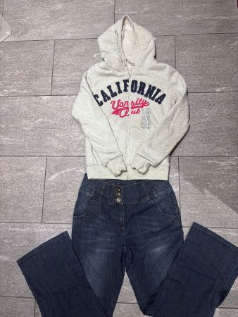 2000er jeans & zip up