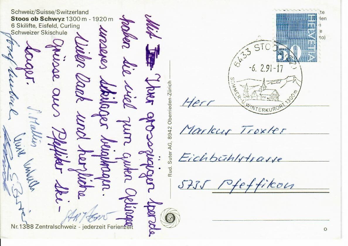 Cartoline postali: Stoos – Usato da Hochdorf venduto da Ziegel-16 1