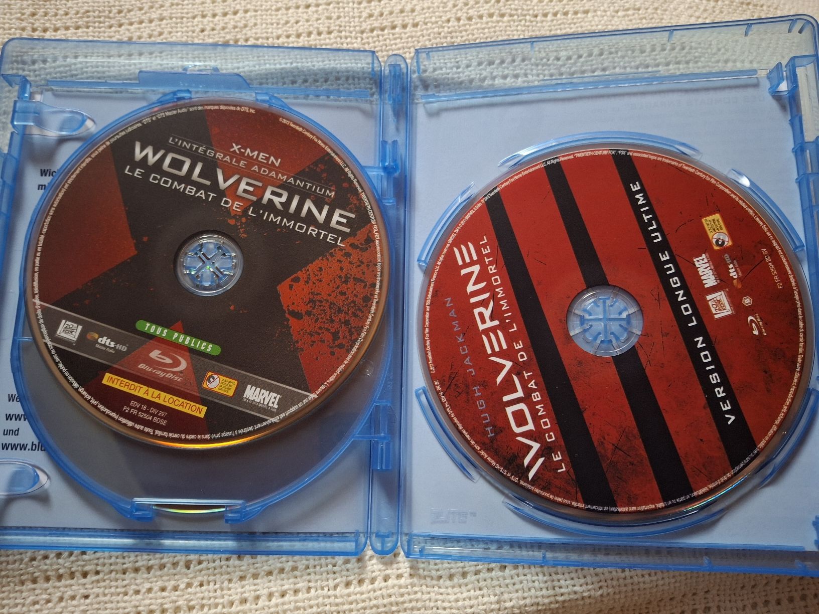 Tutti i DVDs: Dvd Blu Ray Volverine le combat de l immortel 3 CD – Usato da Villiers venduto da san_jn5w 2