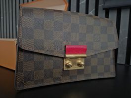Louis Vuitton Croisette Chain Wallet NM Damier Ebene