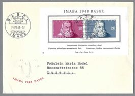 1948, IMABA BLOCK, SONDERBRIEF