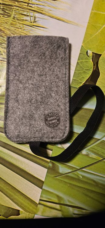 FC Bayern München Filz-Pantoffeln Herren - Offizieller Fanartikel Grau