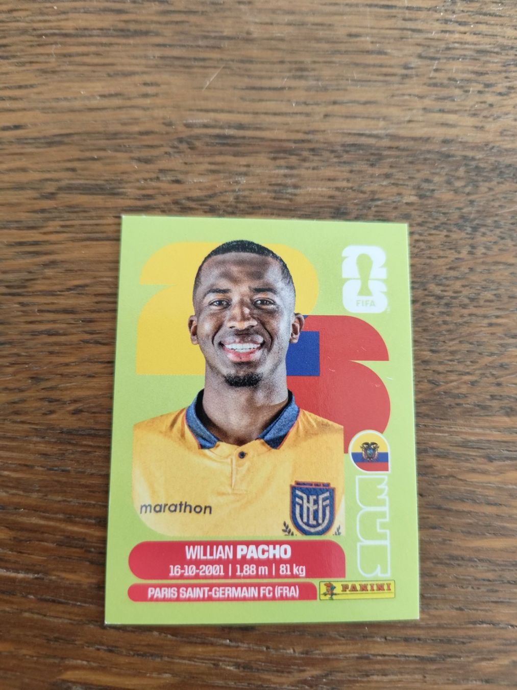 Panini Carte collezionabili: Panini WM 2026, ECU 6, Pacho – Usato da Aarburg venduto da gloeckgloeck