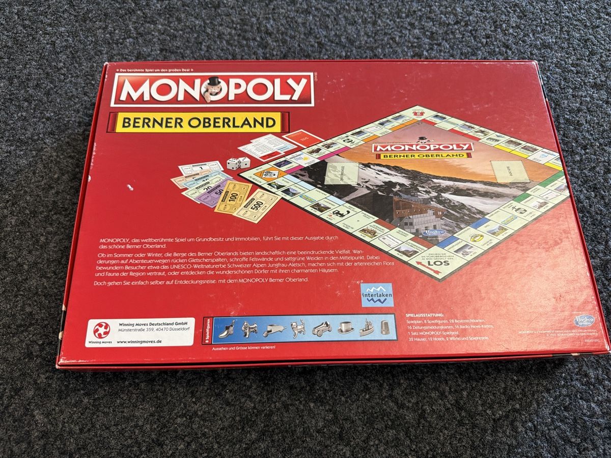 Hasbro Giochi: Monopoly Berner Oberland Spiel – Usato da Thun venduto da BanjoDan 1