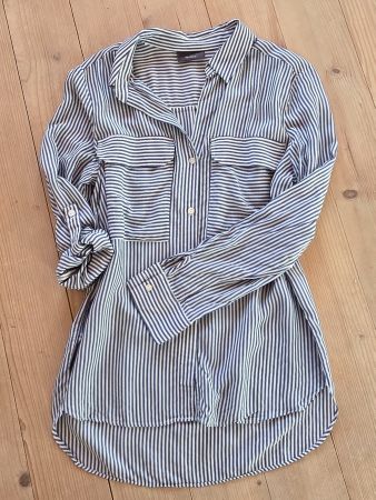 Bluse gestreift, grosse Taschen,Yessica,Gr.S