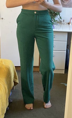 Zara hose, grün, lang | long green pants