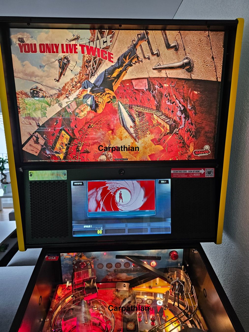 Stern Pinball Flipper: James Bond Flipperkasten **TOP ANGEBOT** – Usato da Unterlunkhofen venduto da Carpathian 3