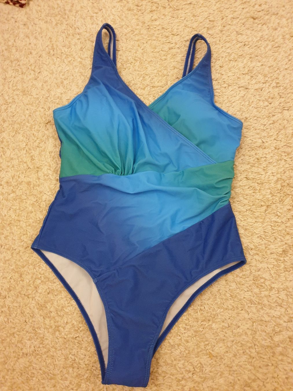 Costumi da bagno & Bikini: Maillot de bain, M, neuf, multicolore bleu/vert – Nuovo e nell'imballaggio originale da Neuchâtel venduto da Verenas12 2