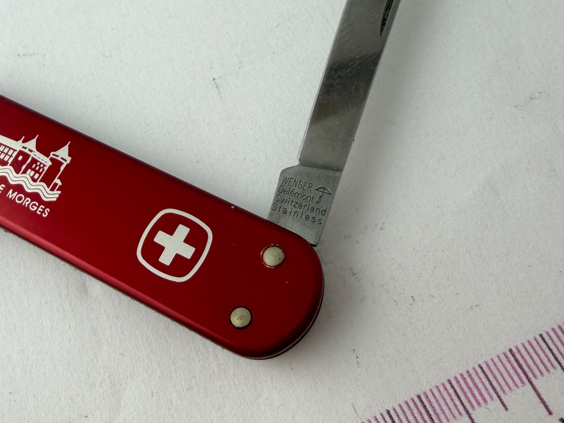 Wenger Coltelli tascabile: WENGER Sachmesser château de Morges – Usato da Biel/Bienne venduto da MrP_WatchesBiel 2