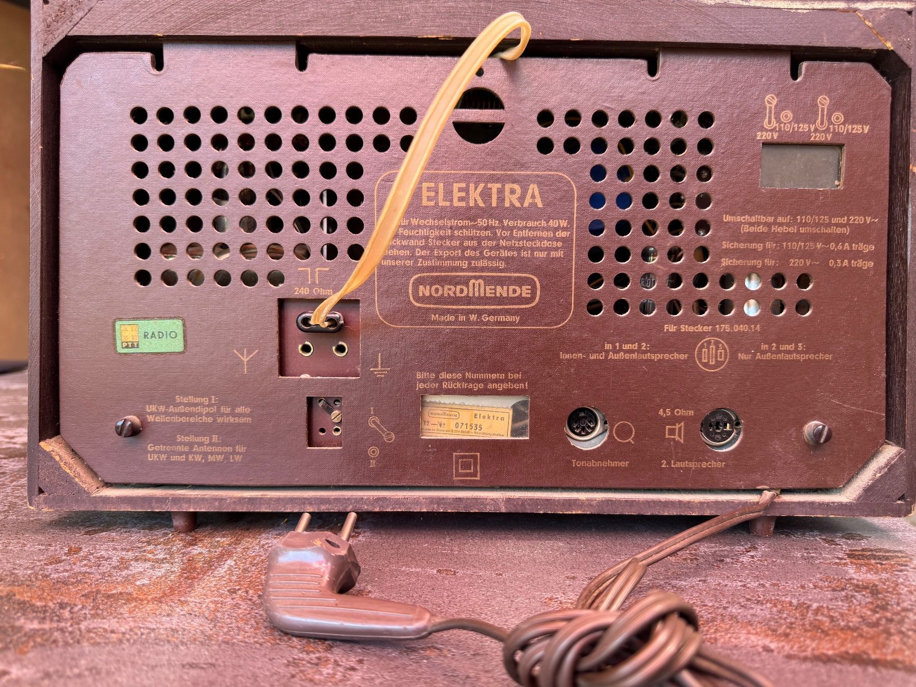 Nordmende Radio: Nordmende Elektra – Usato da Ranflüh venduto da kas_8b27 1