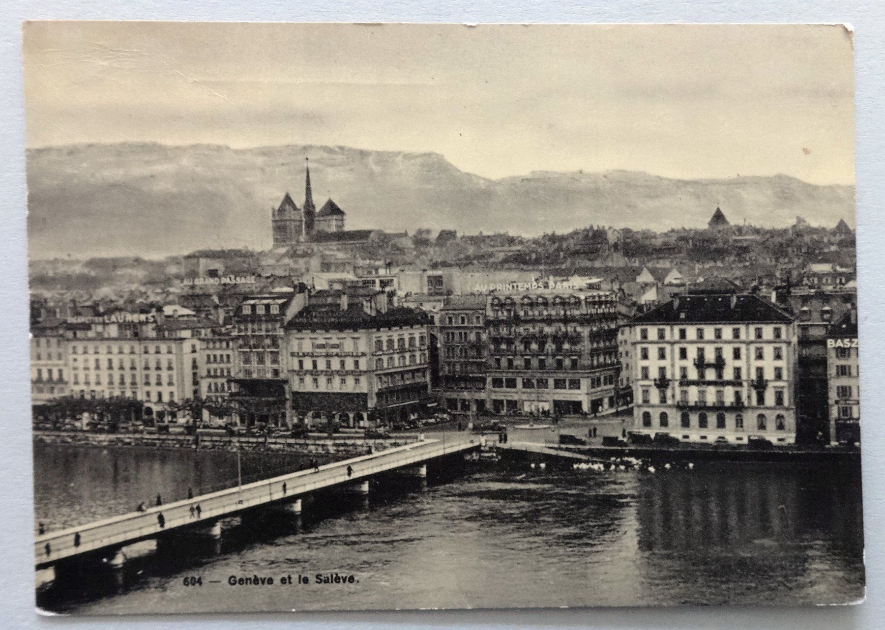 Ansichtskarten: Genève et le Salève – Gebraucht aus Fétigny von Billy2miny