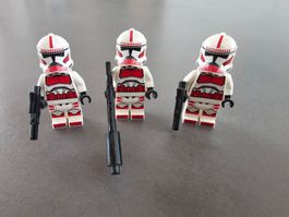 Lego Star Wars 3x Clone Trooper, Coruscant Guard sw1305