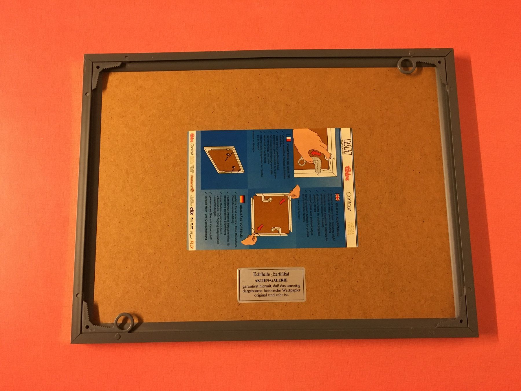 Documenti: Aktie Historische Wertpapier, Eingerahmt, Hinter Glas. – Usato da Lanzenhäusern venduto da vic63 6
