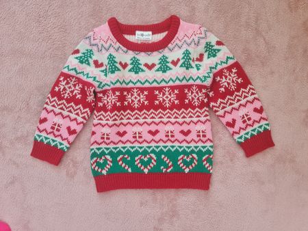 Kinder Weihnachtsset und Pullover Grösse 86/92 So Cute
