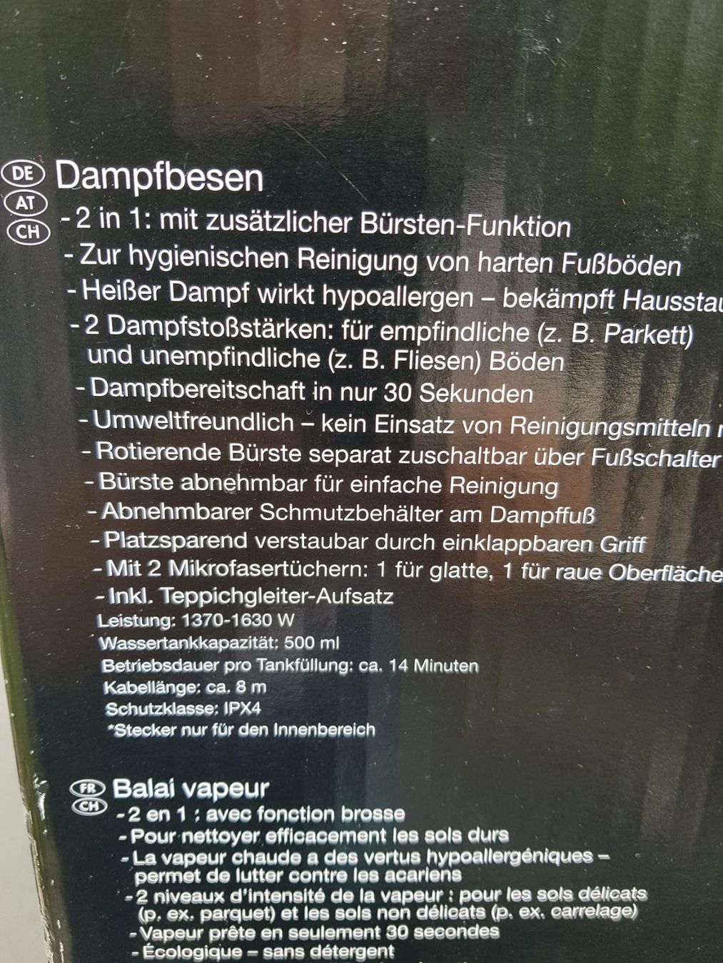 SilverCrest Nettoyeurs à vapeur: Dampfbesen SILVERCREST – Neuf (Voir description) à Dietikon par Win4me 3