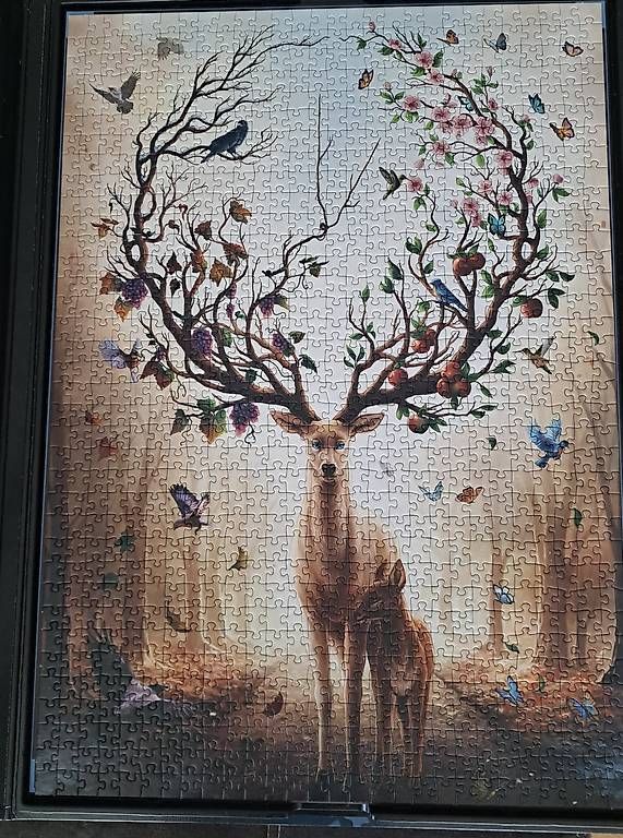 Ravensburger Puzzle: Puzzle "Magischer Hirsch" 1000 Teile – Usato da Triesen venduto da Snowball82 1